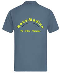 DUBBING.de Mediaguide, T-Shirt mit Aufdruck Neue Medien